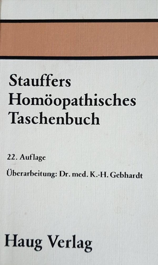 Stauffers Homöopathisches Taschenbuch